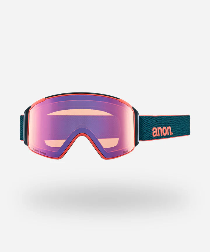 Anon M4s Cylindrical Ski Goggles Perceive Vriable, Perceive Cloudy