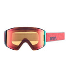 Anon M4 Cylindrical Fit Snow Goggles + Bonus Lens + MFI - Coral / Perceive Sunny Bronze