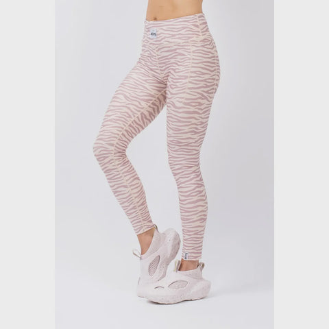 Eivy Pocket Tights - Pastel Zebra
