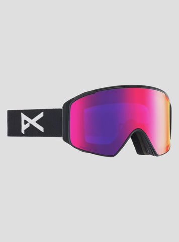 Anon M4 Snow Goggles + Bonus Lens + MFI - Sunny Red / Cloudy Burst