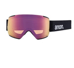 Anon M5 2024 Snow Goggles + Bonus Lens + MFI - Black / Perceive Variable Blue