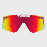 Pit Viper Sunglasses The Exec Flip-Offs Red / White