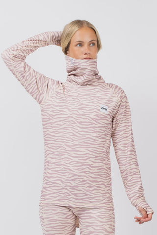 Eivy Icecold Gaiter Top - Pastel Zebra