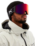 Anon Sync Snow Goggles 2024 + Bonus Lens - Black / Perceive Sunny Red