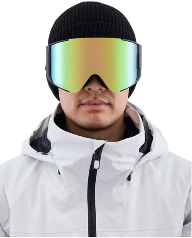 anon black goggles Anon Sync Goggles 2024 + Bonus Lens Black / Perceive Variable Green – Oz Extreme