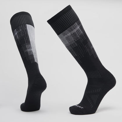 Le Bent Light Cushion Pixel Snow Socks - Mono