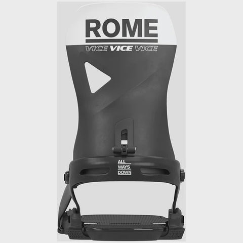 ROME VICE BLACK SNOWBOARD BINDINGS