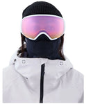 Anon WM1 Women's Goggles & MFI Face Mask & Spare Lens 2024 White / Perceive Cloudy Pink