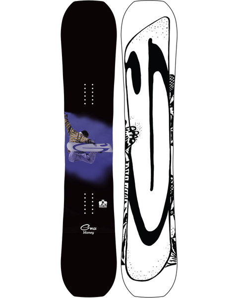 GNU Money スノーボード　145cm GNU Money Snowboard 2024 – Oz Extreme