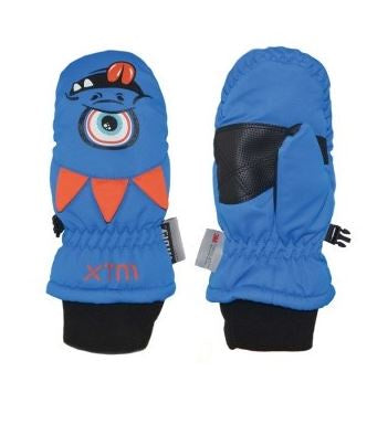 Xtm Puppet Mitt KIDS SNOW GLOVE - 5000 WATERPROOF - Monster