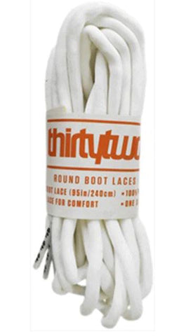 ThirtyTwo Boot Laces - White