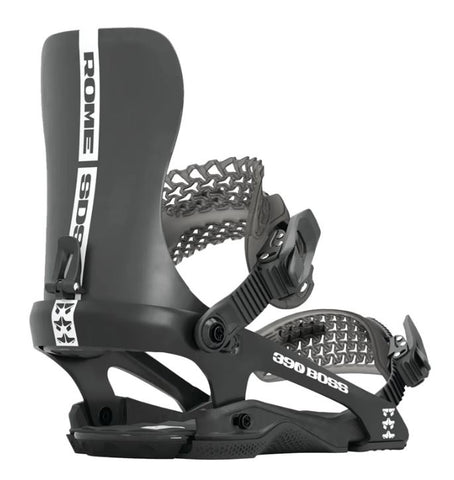 rome 390 boss snowboard bindings 2023 ROME 390 BOSS BLACK SNOWBOARD BINDINGS – Oz Extreme