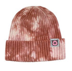 Powder Pig Tie Dye Beanie Pink