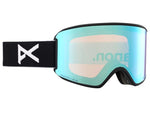 Anon WM3 Women's Goggles & MFI Face Mask & Spare Lens Low Bridge Fit 2024 Black/Perceive Variable Blue