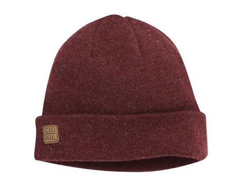 Coal The Harbor Heather Burgundy Beanie