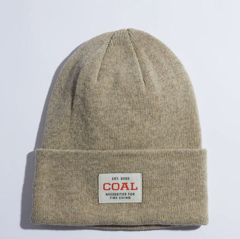 Coal Recycled Uniform Natural Beanie